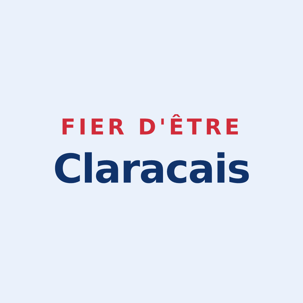 Sticker « Fier d'être Claracais » — design pour Clarac