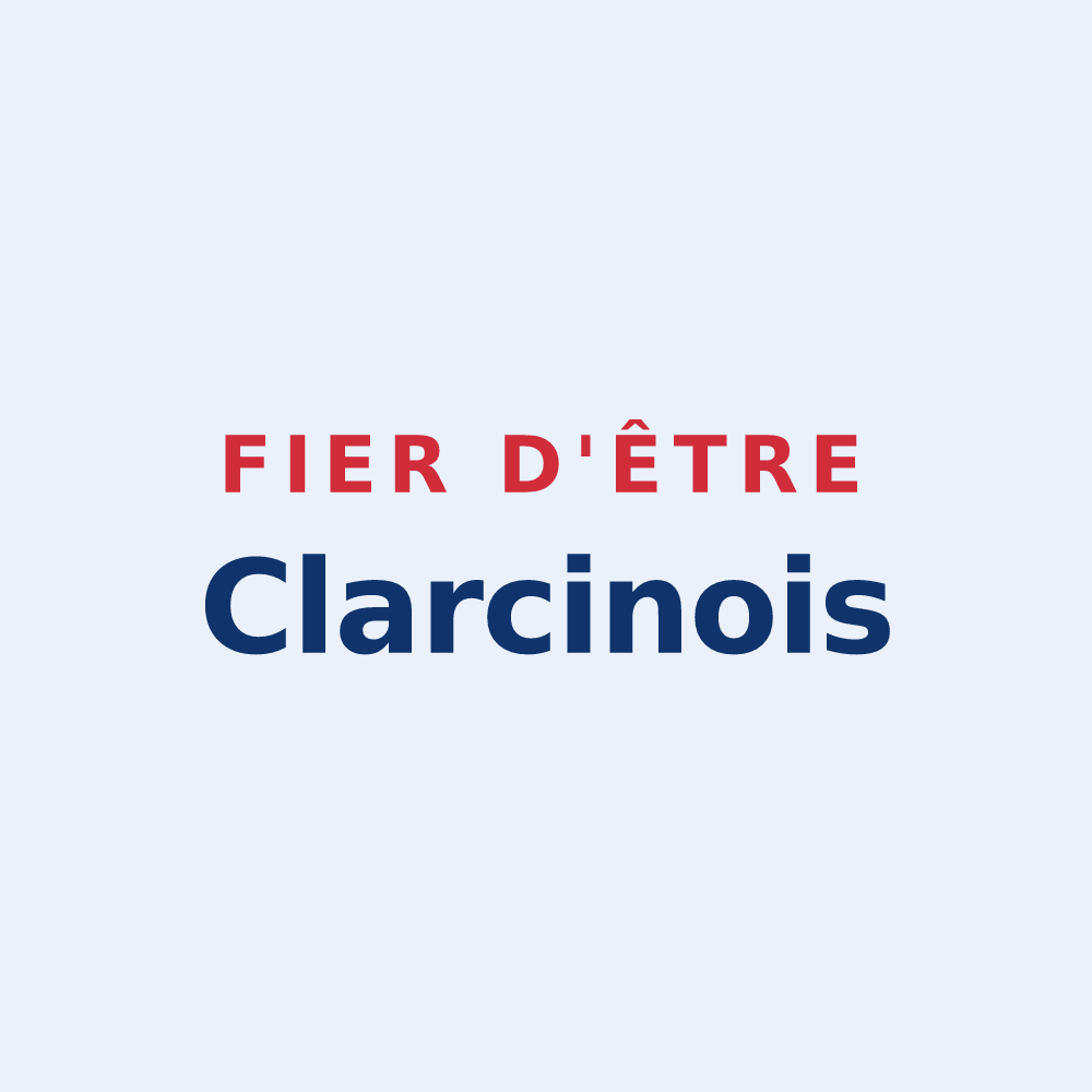 Sticker « Fier d'être Clarcinois » — design pour Clarafond-Arcine