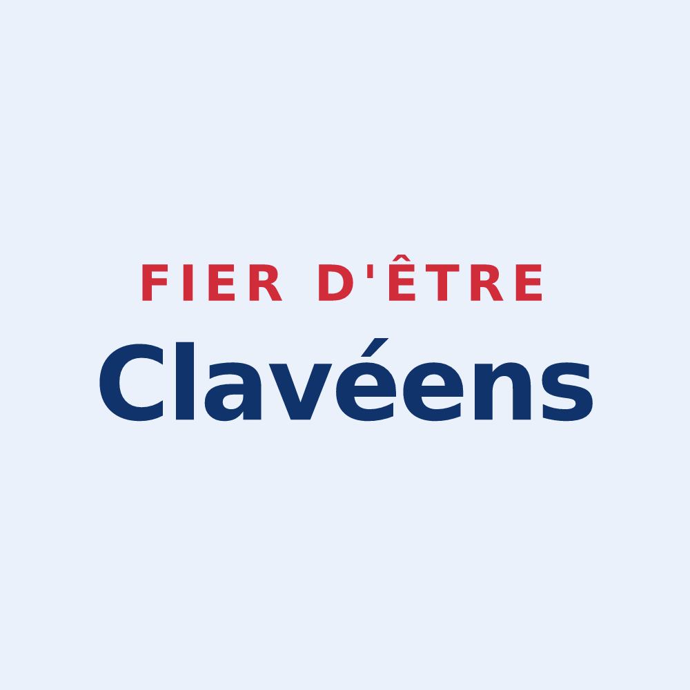 Sticker « Fier d'être Clavéens » — design pour Clavé