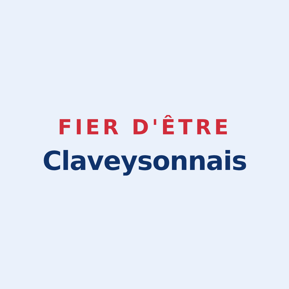 Sticker « Fier d'être Claveysonnais » — design pour Claveyson