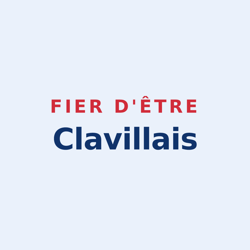 Sticker « Fier d'être Clavillais » — design pour Claville-Motteville