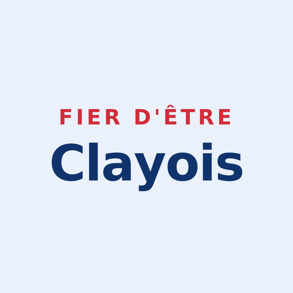 Sticker « Fier d'être Clayois » — design pour Claye-Souilly