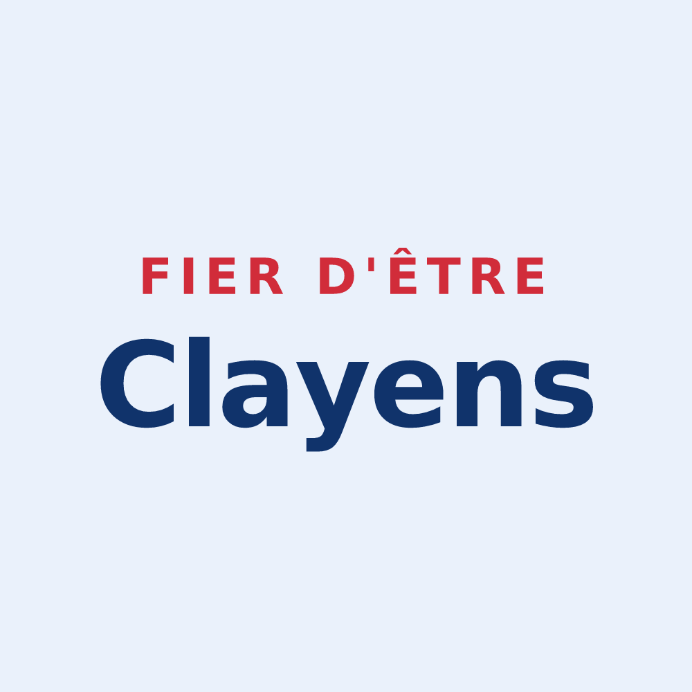 Sticker « Fier d'être Clayens » — design pour Clayes