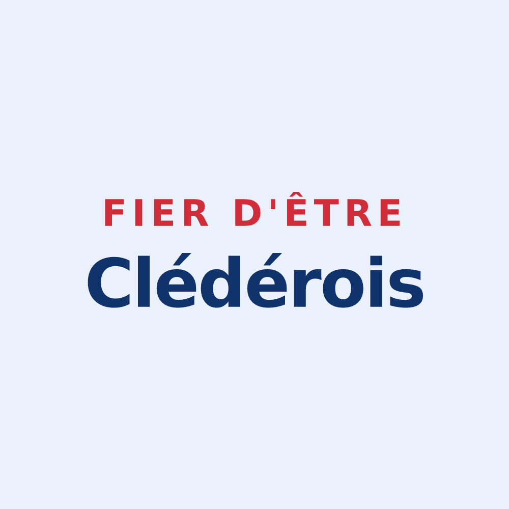Sticker « Fier d'être Clédérois » — design pour Cléder