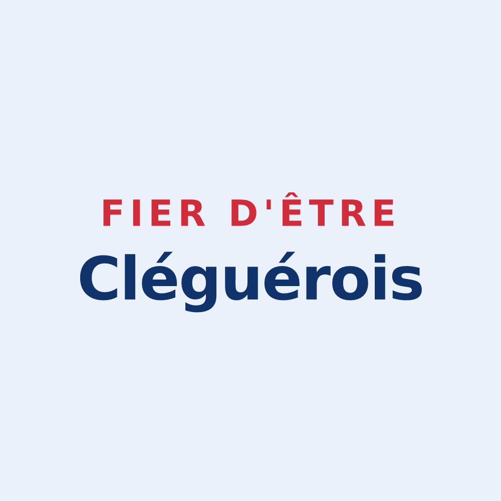 Sticker « Fier d'être Cléguérois » — design pour Cléguer