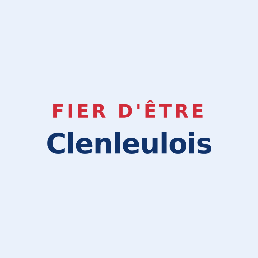Sticker « Fier d'être Clenleulois » — design pour Clenleu