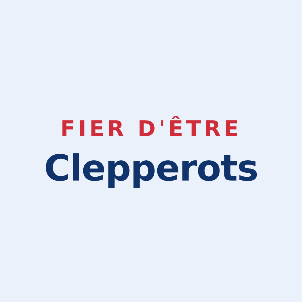 Sticker « Fier d'être Clepperots » — design pour Cleppé
