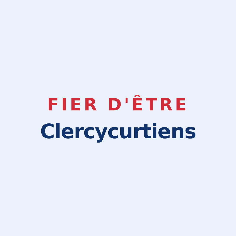 Sticker « Fier d'être Clercycurtiens » — design pour Clérey-la-Côte