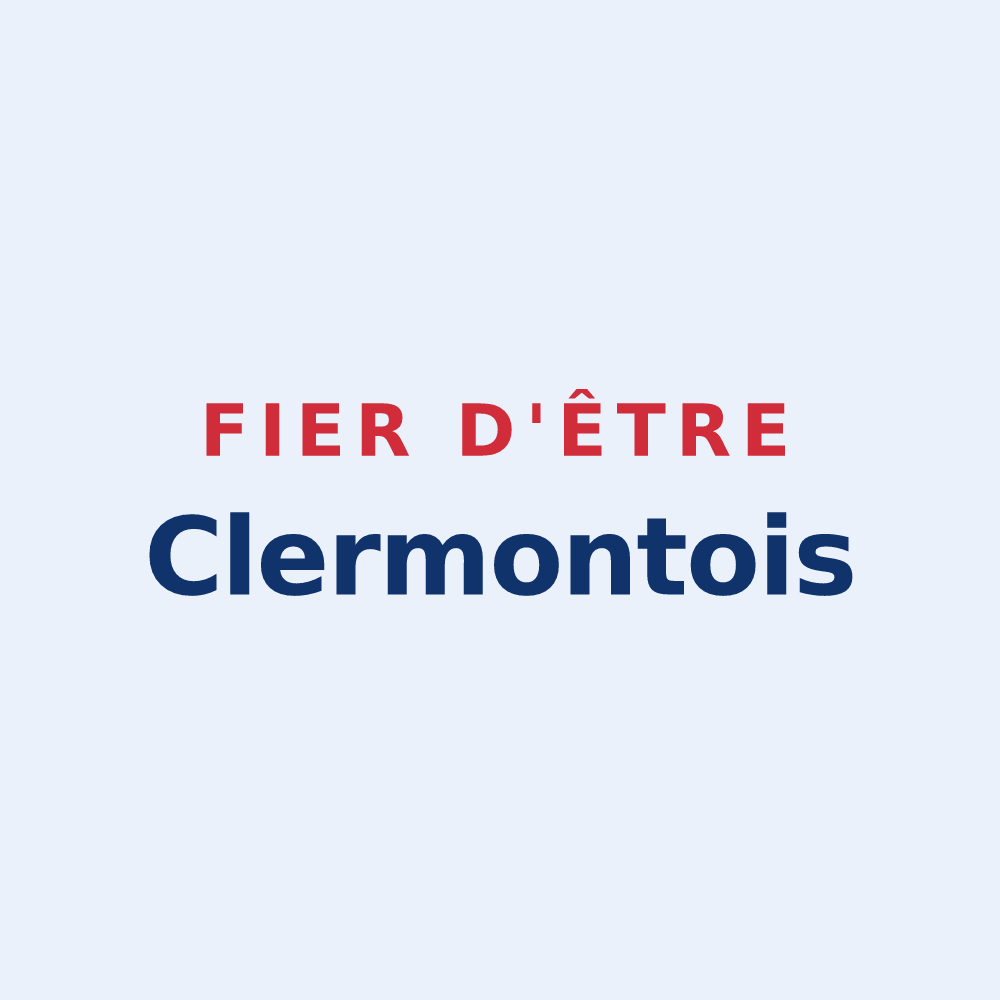 Sticker « Fier d'être Clermontois » — design pour Clermont-d'Excideuil