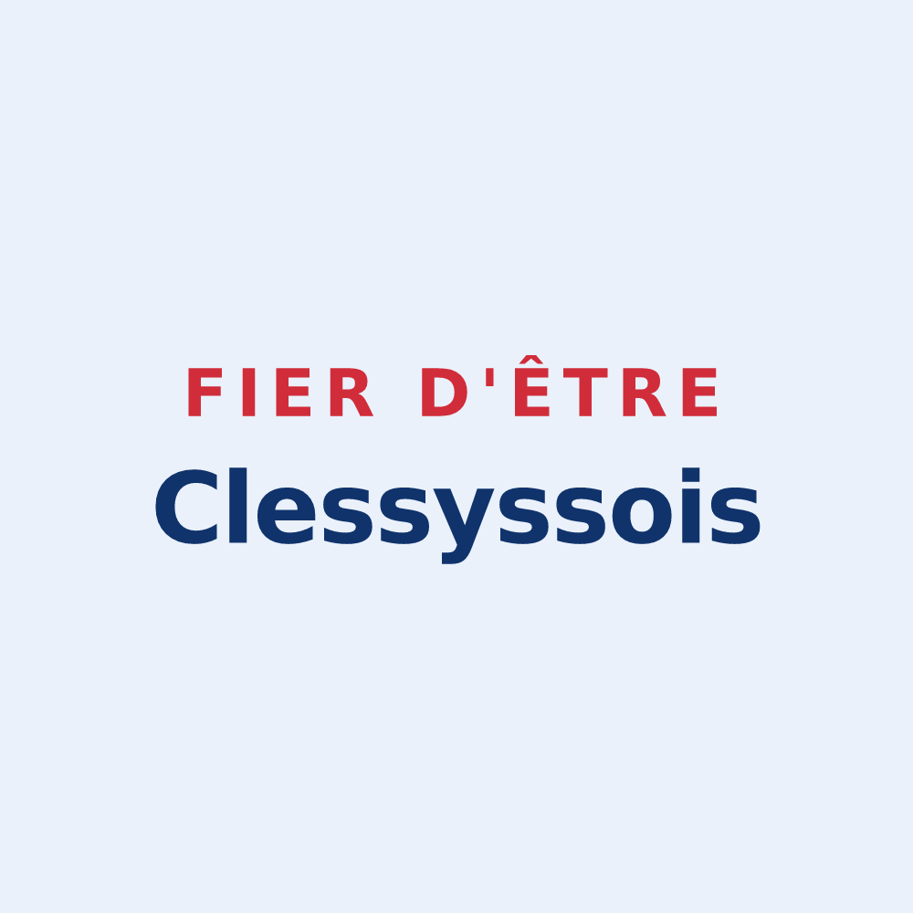 Sticker « Fier d'être Clessyssois » — design pour Clessy