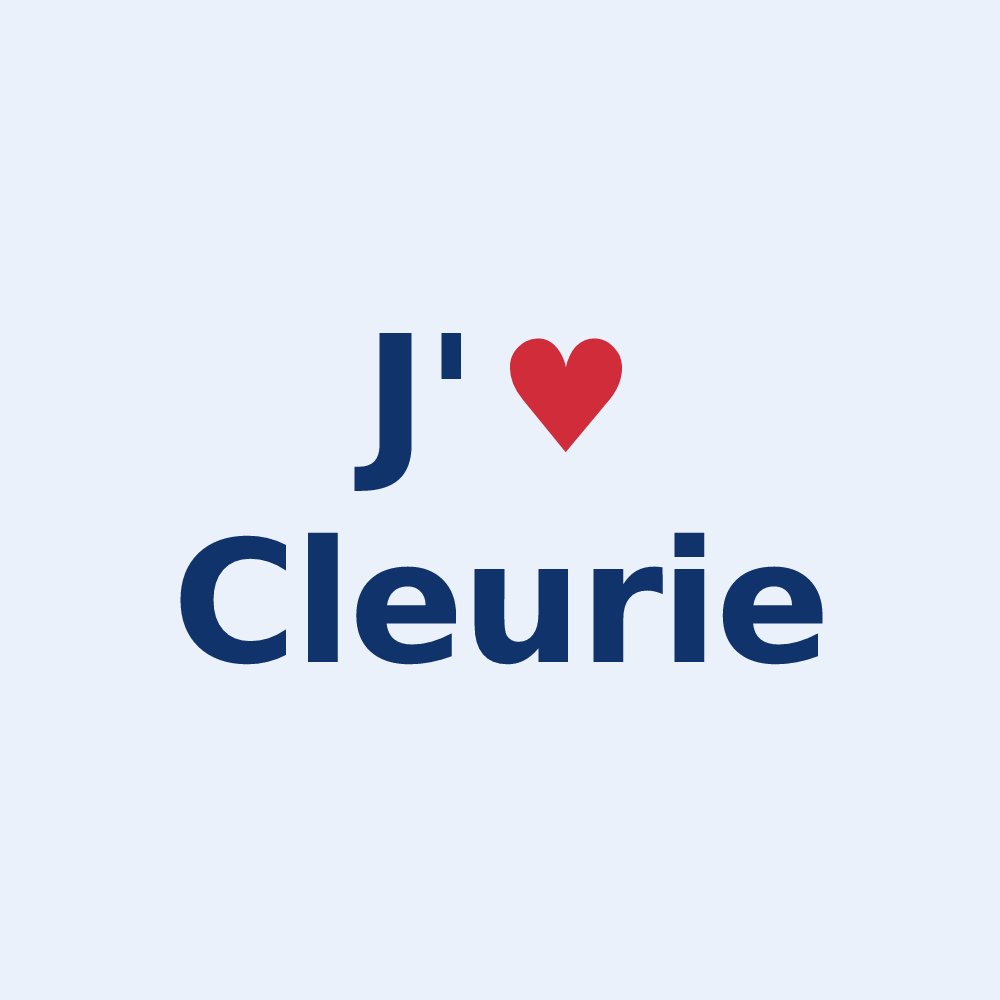 Sticker personnalisé Cleurie — design J'aime Cleurie