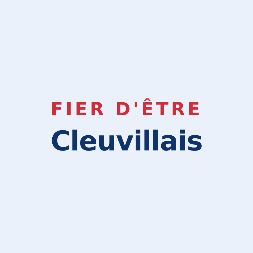 Sticker « Fier d'être Cleuvillais » — design pour Cleuville