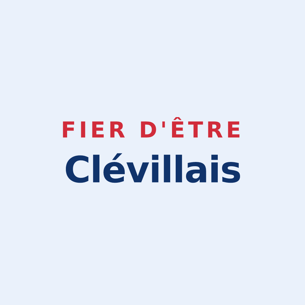 Sticker « Fier d'être Clévillais » — design pour Cléville