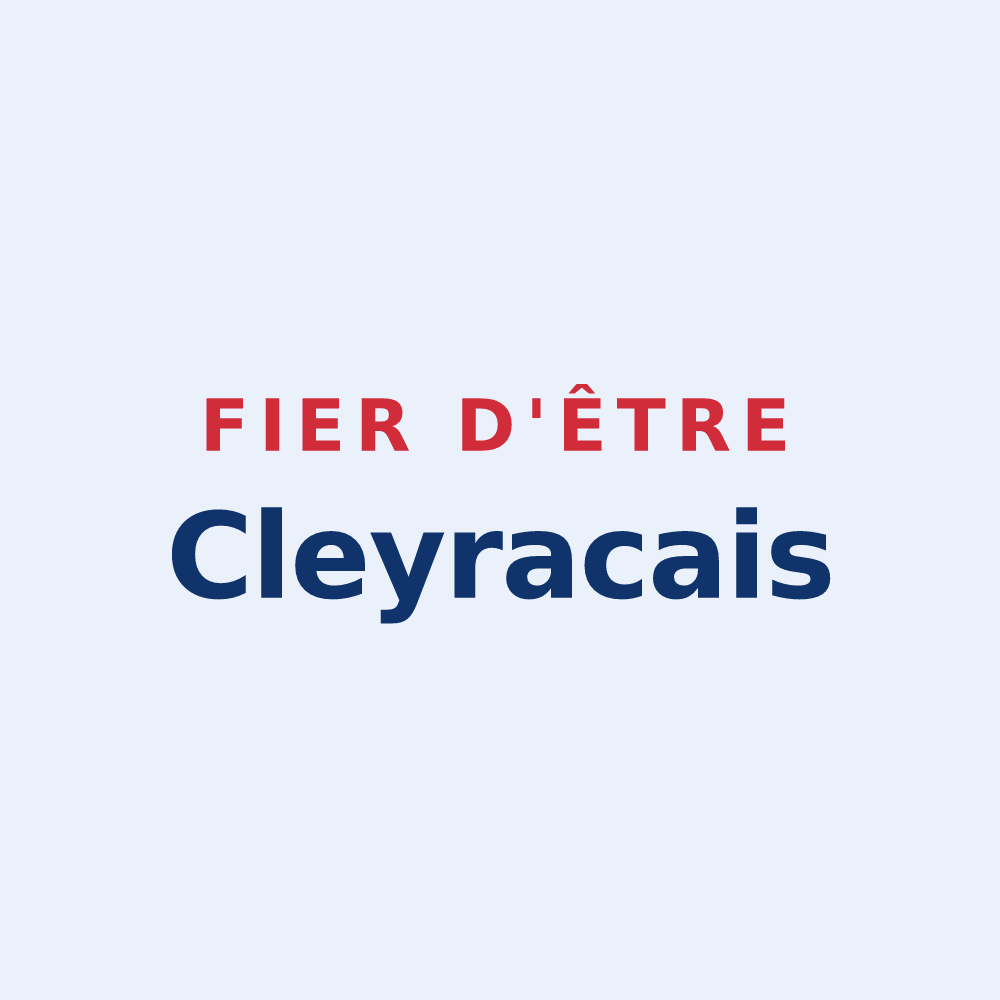 Sticker « Fier d'être Cleyracais » — design pour Cleyrac