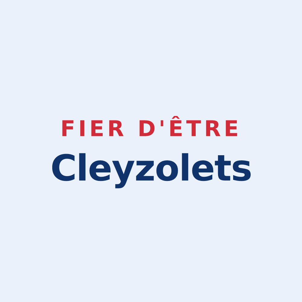 Sticker « Fier d'être Cleyzolets » — design pour Cleyzieu
