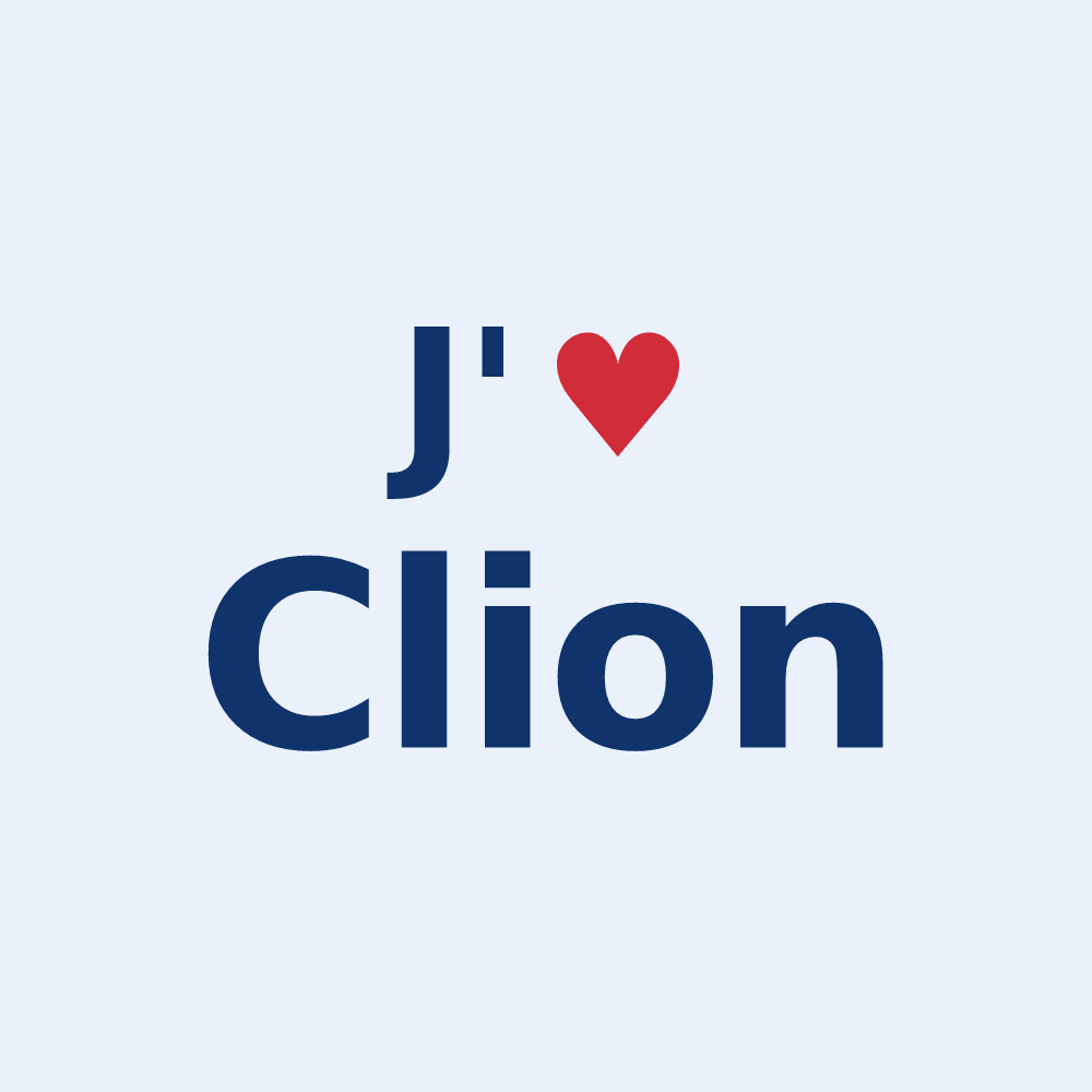 Sticker personnalisé Clion — design J'aime Clion
