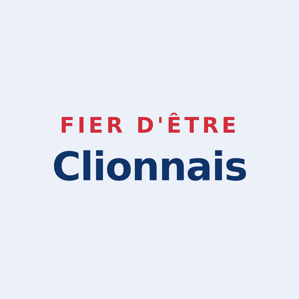 Sticker « Fier d'être Clionnais » — design pour Clion