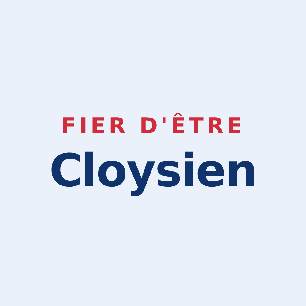Sticker « Fier d'être Cloysien » — design pour Cloyes-les-Trois-Rivières