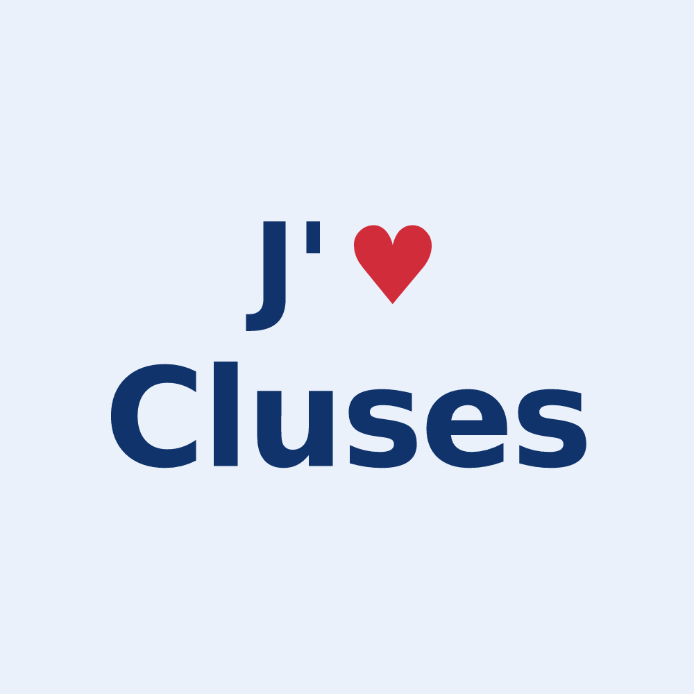 Sticker personnalisé Cluses — design J'aime Cluses