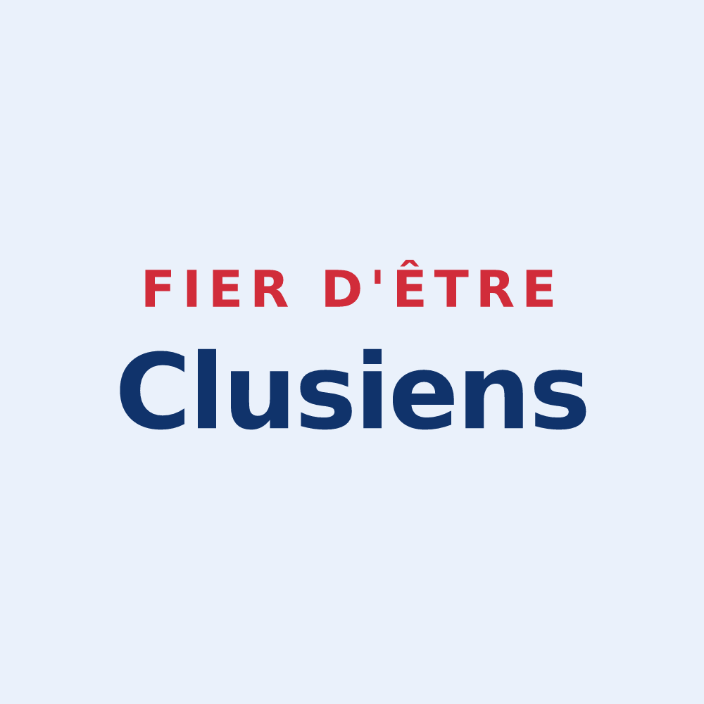 Sticker « Fier d'être Clusiens » — design pour Cluses