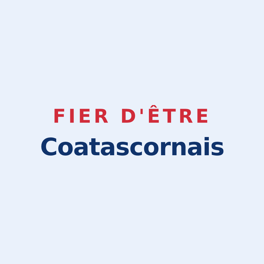 Sticker « Fier d'être Coatascornais » — design pour Coatascorn