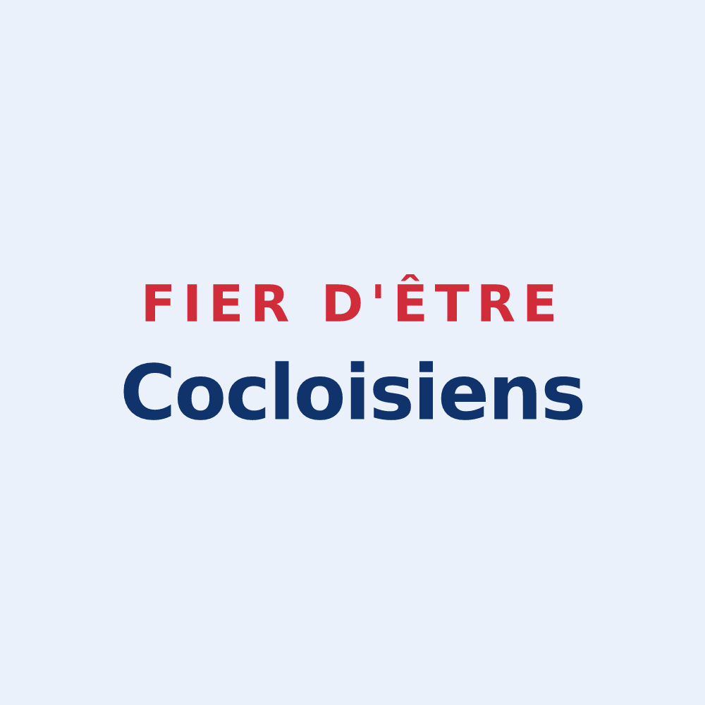 Sticker « Fier d'être Cocloisiens » — design pour Coclois