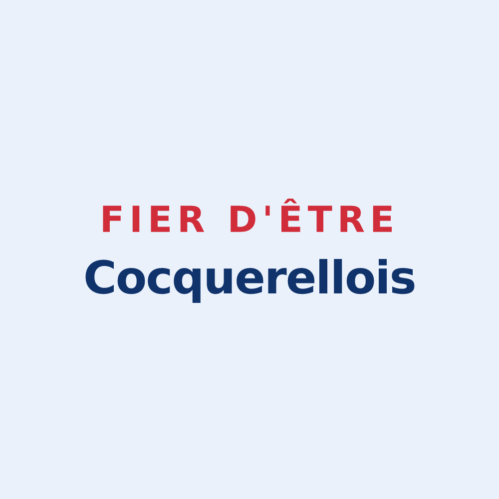 Sticker « Fier d'être Cocquerellois » — design pour Cocquerel