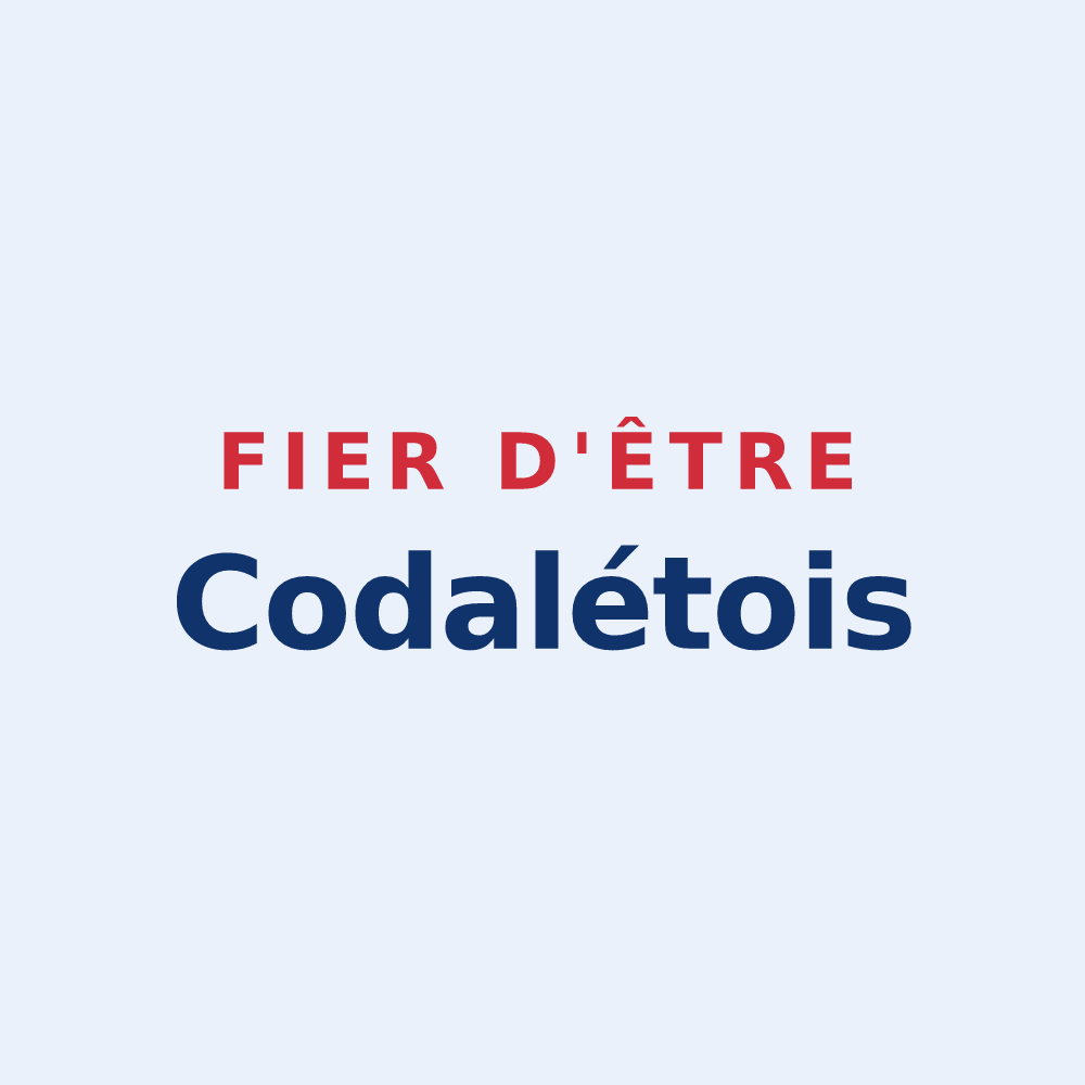 Sticker « Fier d'être Codalétois » — design pour Codalet