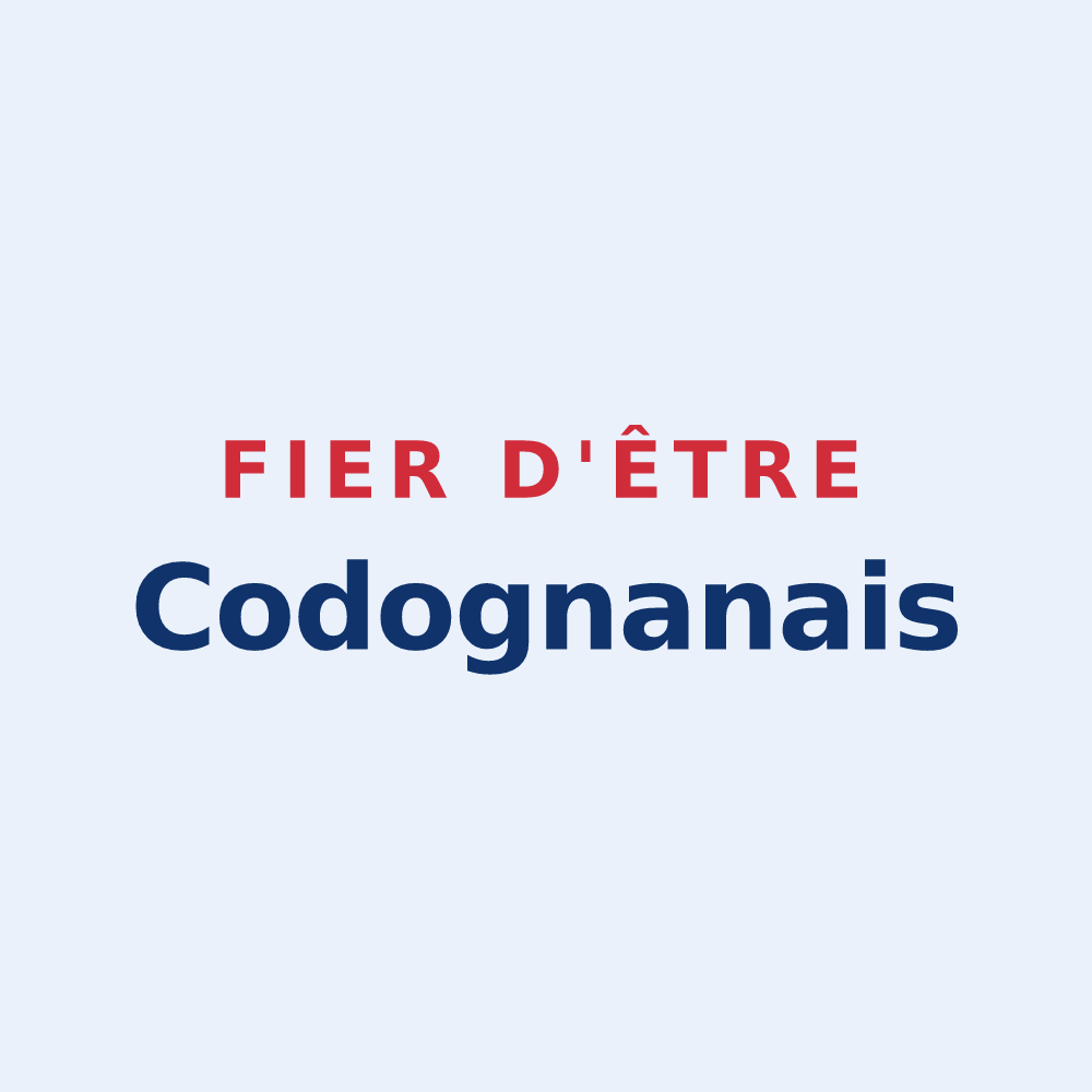Sticker « Fier d'être Codognanais » — design pour Codognan