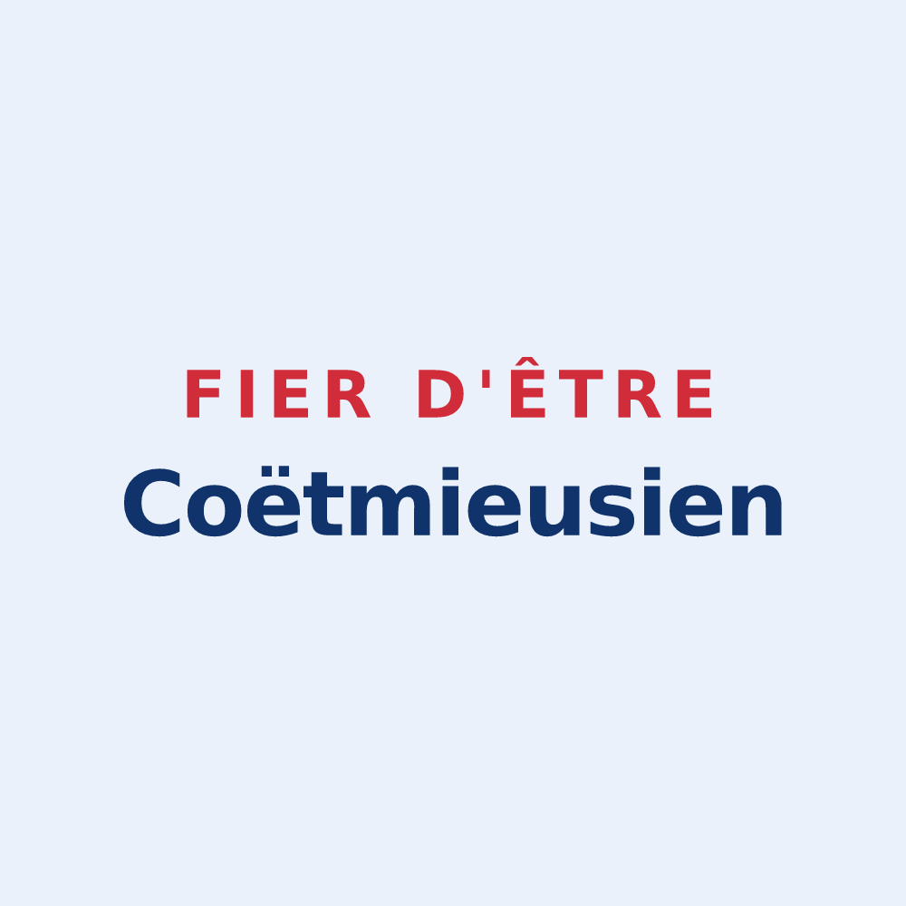 Sticker « Fier d'être Coëtmieusien » — design pour Coëtmieux