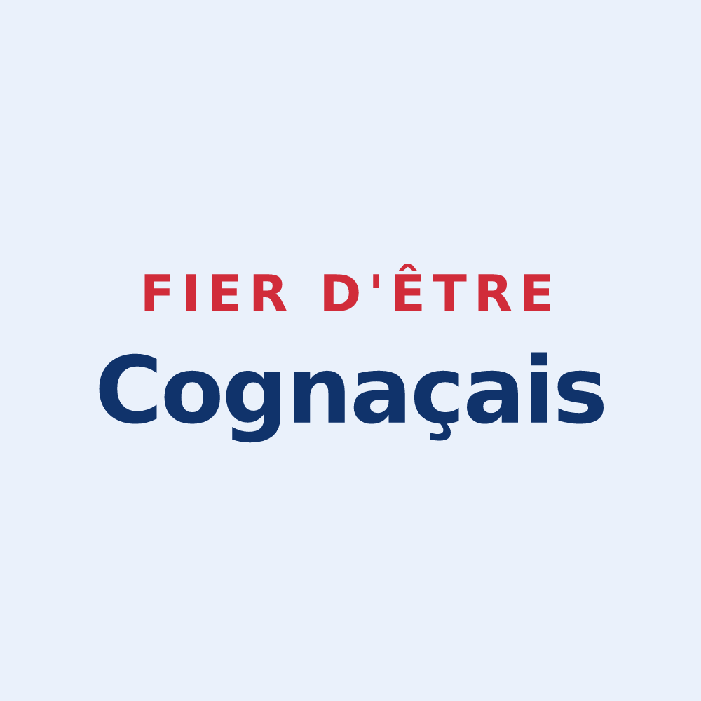 Sticker « Fier d'être Cognaçais » — design pour Cognac