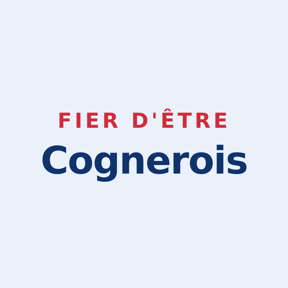 Sticker « Fier d'être Cognerois » — design pour Cogners