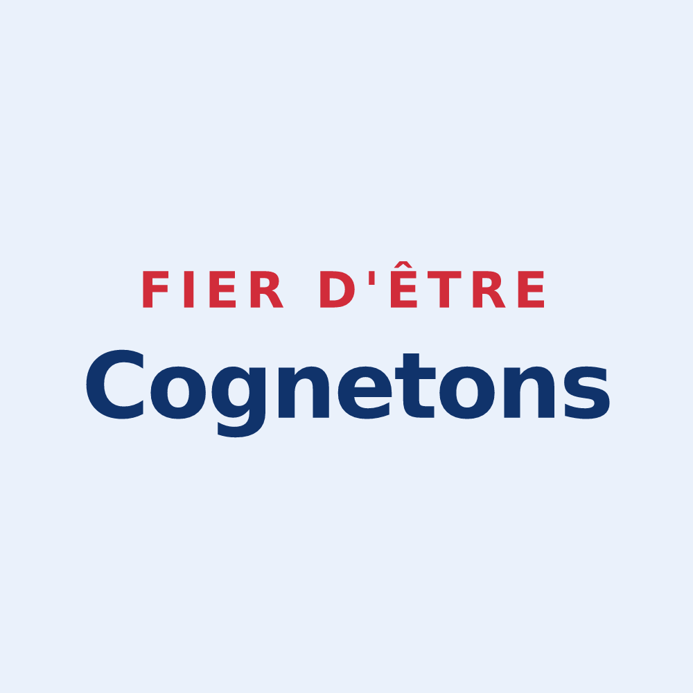 Sticker « Fier d'être Cognetons » — design pour Cognet