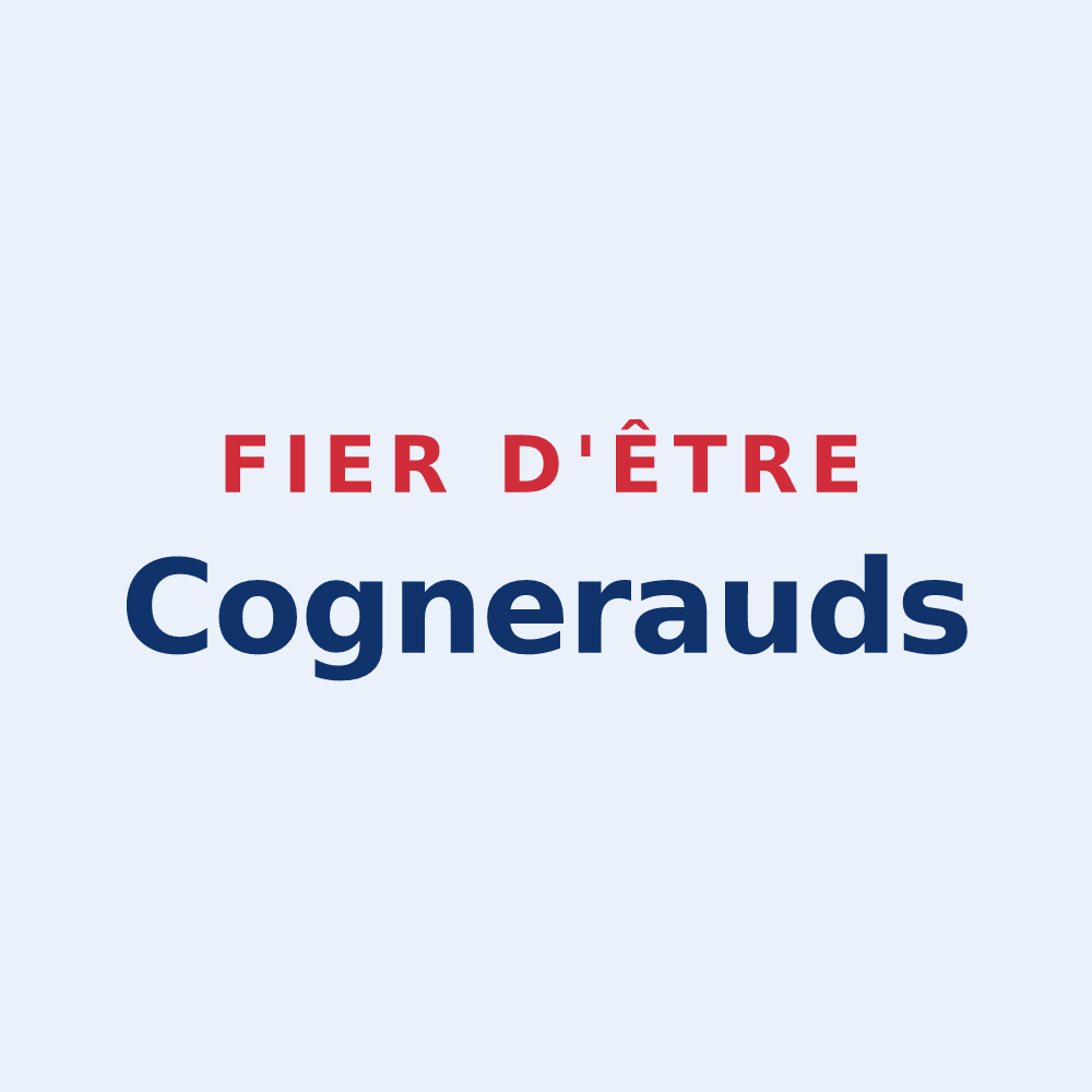 Sticker « Fier d'être Cognerauds » — design pour Cognin