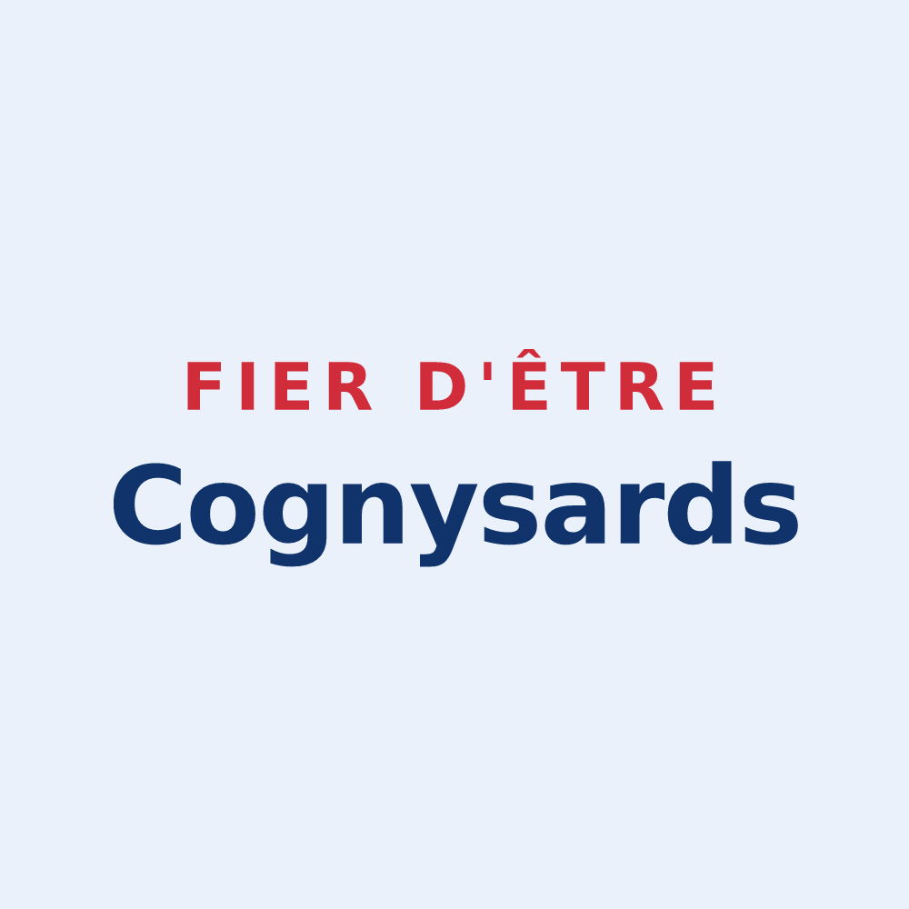 Sticker « Fier d'être Cognysards » — design pour Cogny