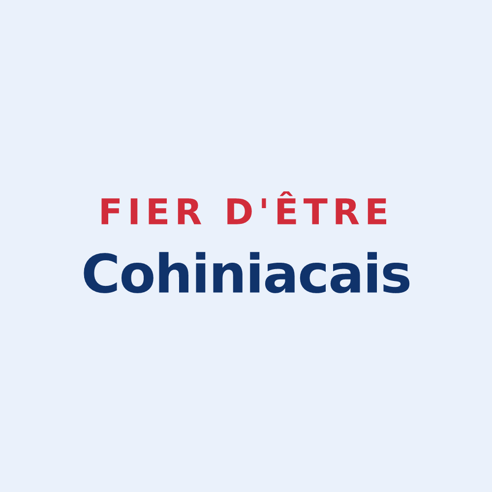 Sticker « Fier d'être Cohiniacais » — design pour Cohiniac
