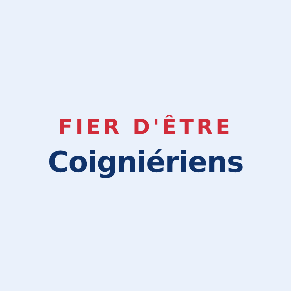 Sticker « Fier d'être Coigniériens » — design pour Coignières