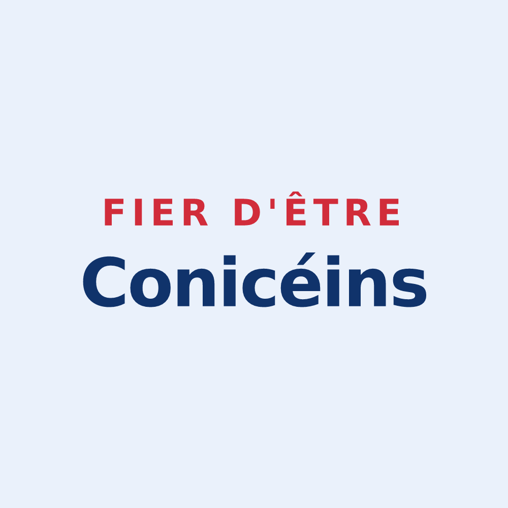 Sticker « Fier d'être Conicéins » — design pour Coinces