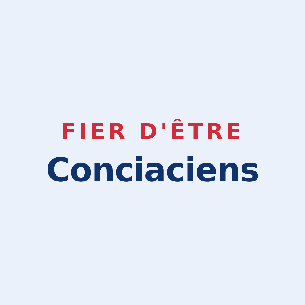 Sticker « Fier d'être Conciaciens » — design pour Coincy