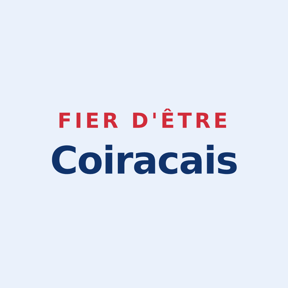 Sticker « Fier d'être Coiracais » — design pour Coirac