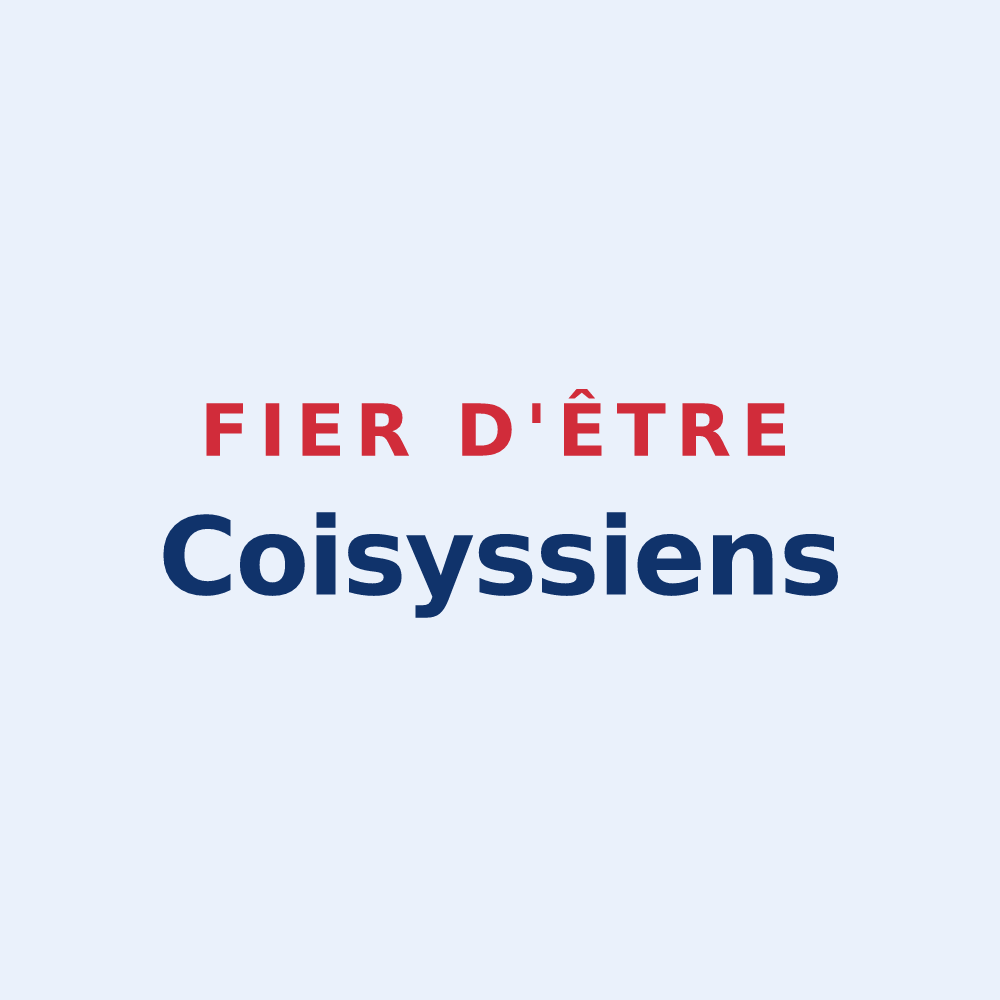 Sticker « Fier d'être Coisyssiens » — design pour Coisy
