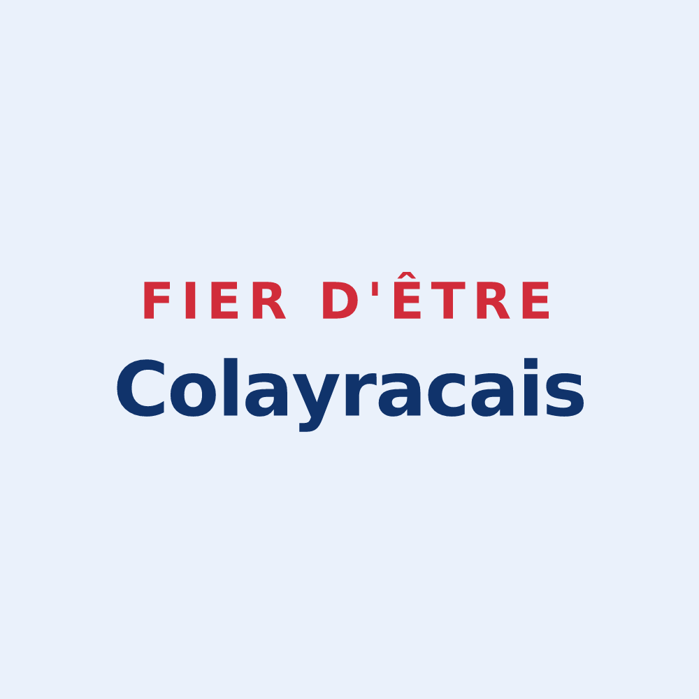 Sticker « Fier d'être Colayracais » — design pour Colayrac-Saint-Cirq