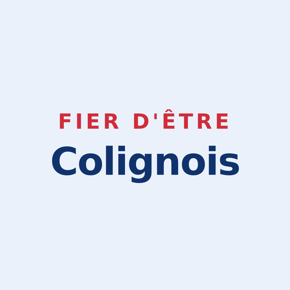 Sticker « Fier d'être Colignois » — design pour Coligny