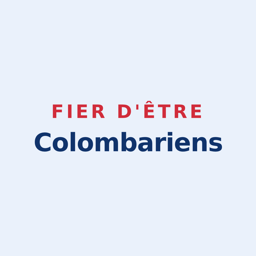 Sticker « Fier d'être Colombariens » — design pour Collemiers