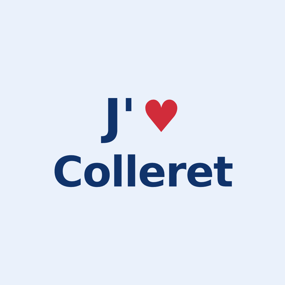Sticker personnalisé Colleret — design J'aime Colleret
