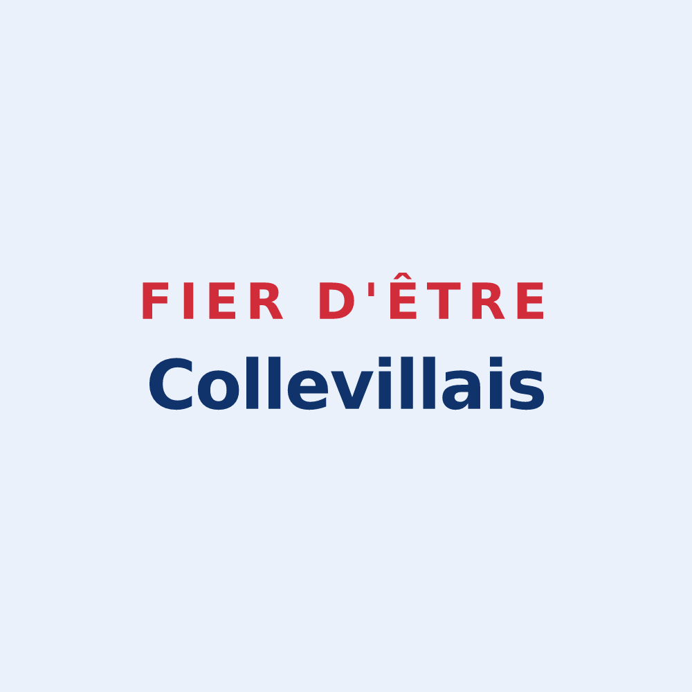 Sticker « Fier d'être Collevillais » — design pour Colleville