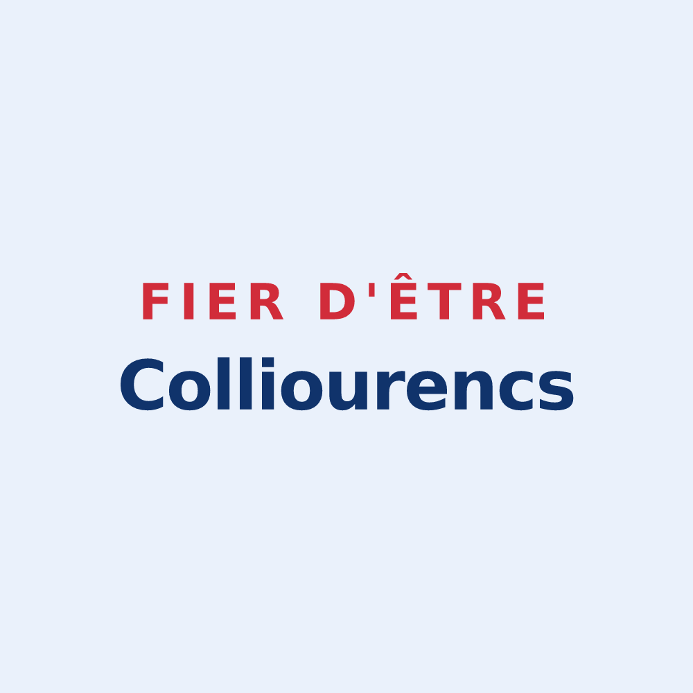 Sticker « Fier d'être Colliourencs » — design pour Collioure