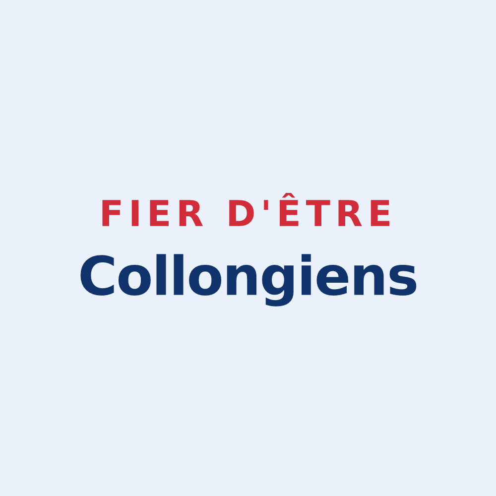 Sticker « Fier d'être Collongiens » — design pour Collonge-en-Charollais