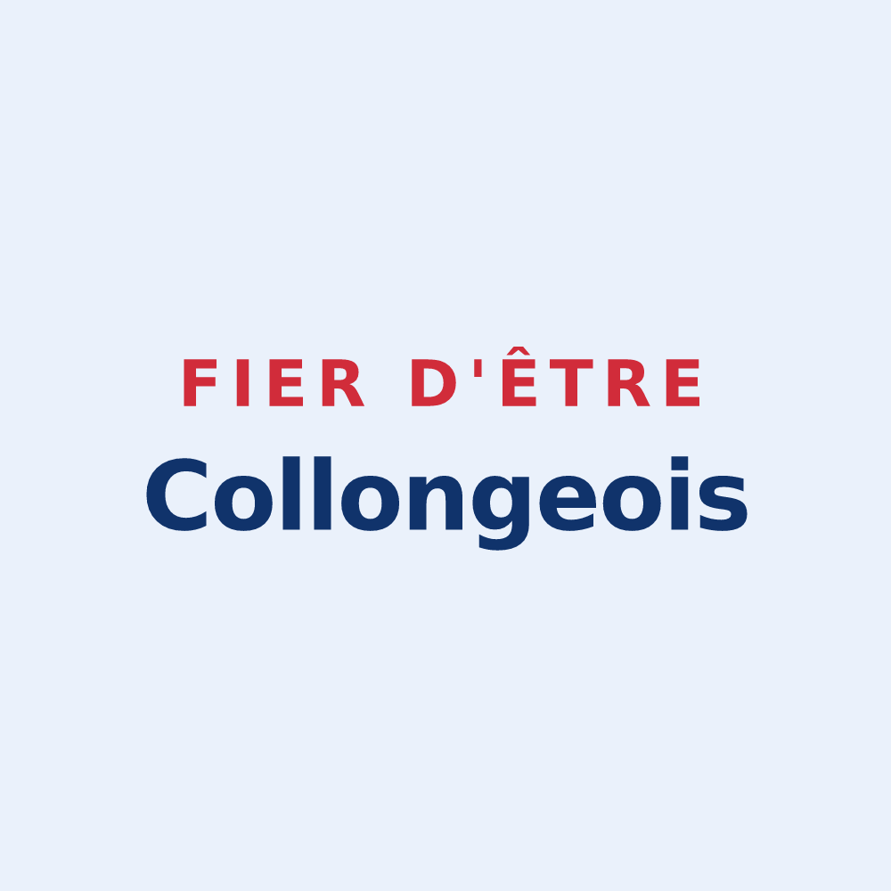 Sticker « Fier d'être Collongeois » — design pour Collonges