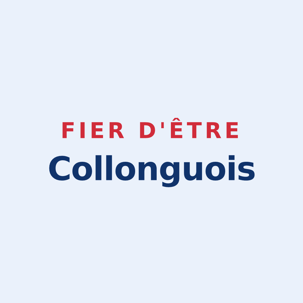 Sticker « Fier d'être Collonguois » — design pour Collongues